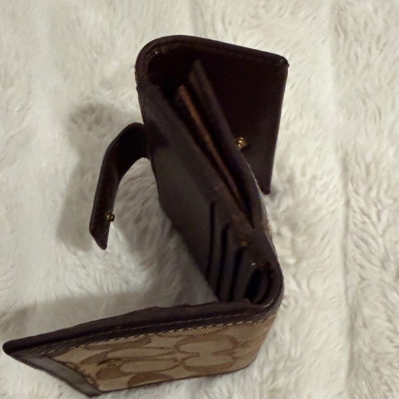 Coach Vintage Brown Monogram Wallet - Picture 5 of 5